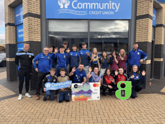 Representatives from each of our sponsored clubs, outside our Blanchardstown Office